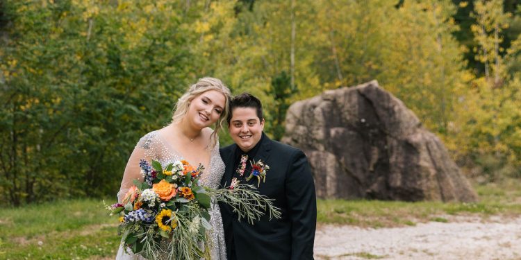 MOODY HEAVENLY WEDDING WITH DOGS OF HONOR