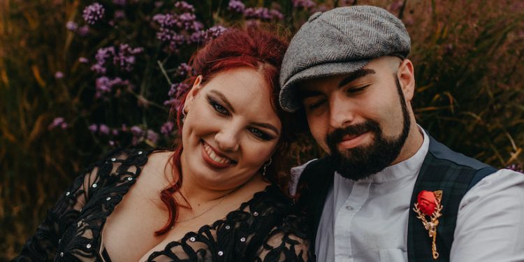 RED & BLACK GOTHIC WEDDING WITH PEAKY BLINDERS Groomsmen AND A HINT OF HORROR