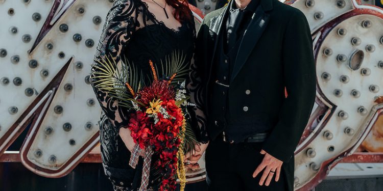 THE ADDAMS FAMILY MEETS A ROCKABILLY LAS VEGAS ELOPEMENT
