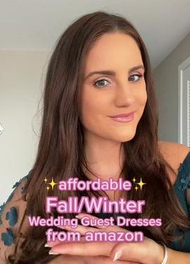AFFORDABLE FALL/WINTER WEDDING GUEST DRESSES FROM AMAZON
